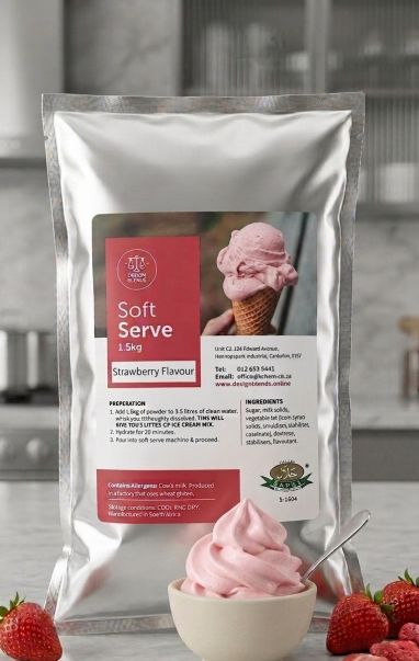 Strawberry Premium Soft Serve Powder